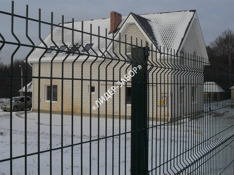 Купить 3 д забор от производителя из сварной сетки гиттер черный